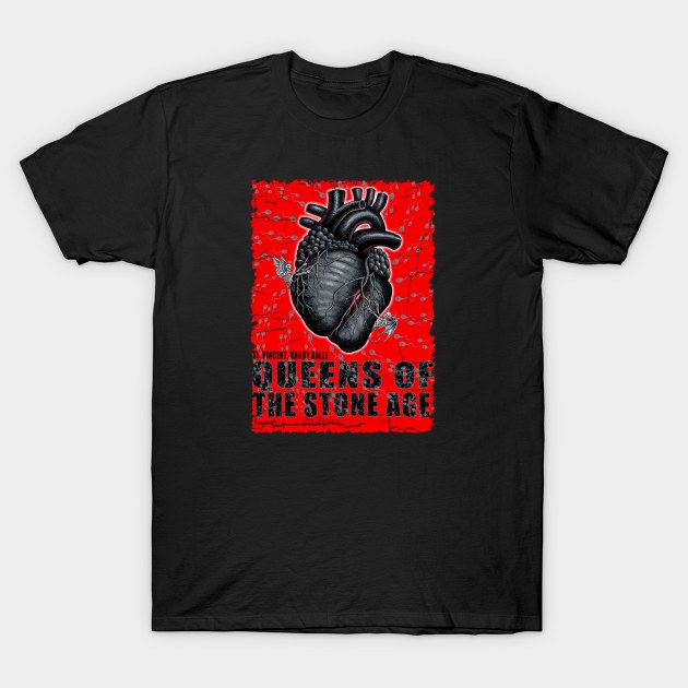 Queens Stone Age T-Shirt by Kena Ring Arts